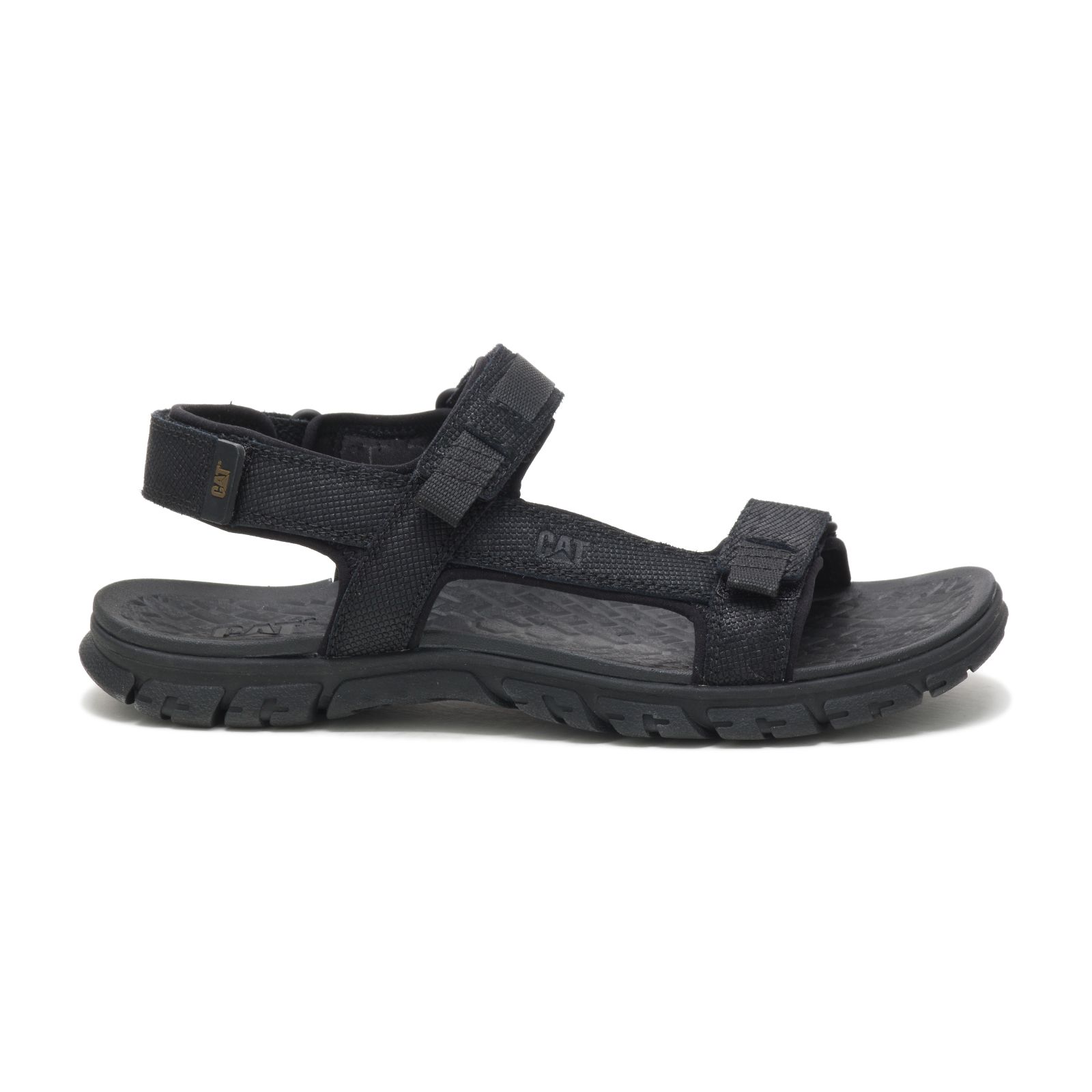 Caterpillar Shoes Pakistan - Caterpillar Atchison Mens Sandals Black (149586-HRP)